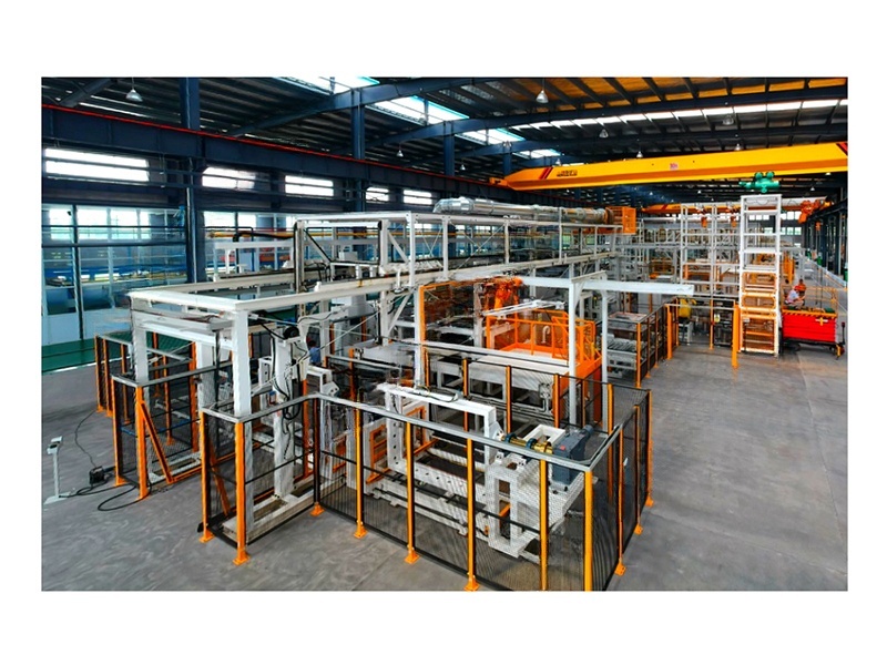 Slush-molding production line